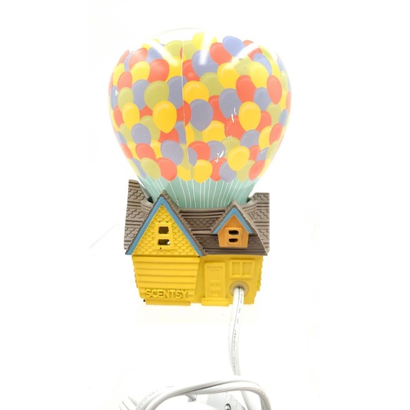Retired Scentsy Disney Pixar UP Full Size Warmer Balloon House Carl Russel Kevin - Picture 6 of 13
